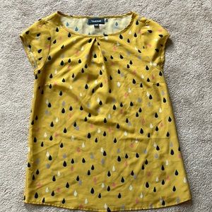 ModCloth Raindrop Cap Sleeve Blouse
